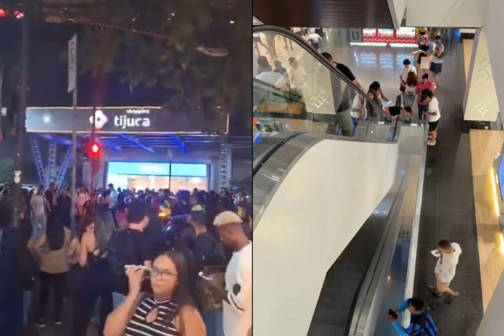 Incêndio em shopping do RJ deixa 4 feridos e 1 brigadista desaparecido