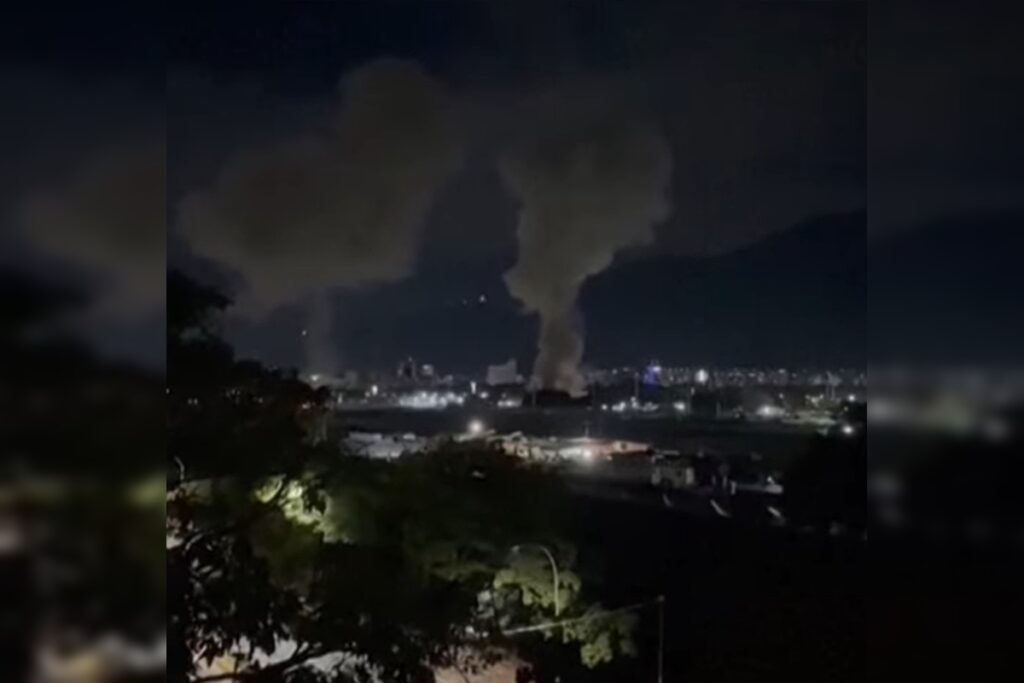 quatro-cidades-da-venezuela-foram-atacadas-pelos-eua,-segundo-tv-local