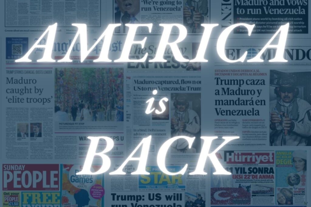 eua-apos-captura-de-maduro-e-ameacas-de-trump:-“america-esta-de-volta”