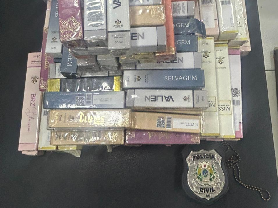 Homem é preso com grande quantidade de perfumes furtados em Marechal Thaumaturgo
