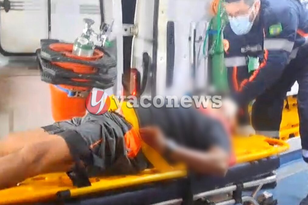Colisão entre motos deixa professor de 52 anos com traumatismo craniano gravíssimo em Rio Branco