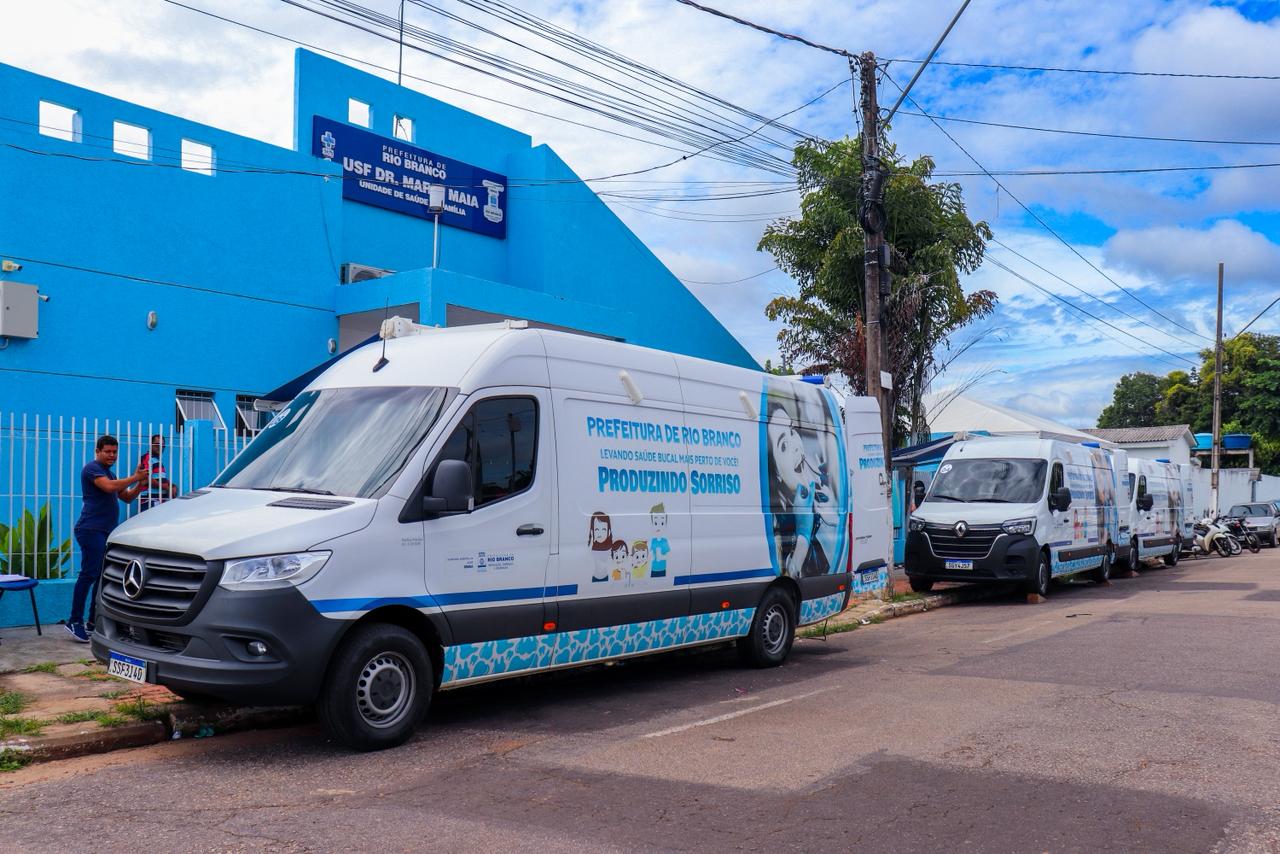 Vans do Produzindo Sorrisos retomam atendimentos odontológicos em Rio Branco