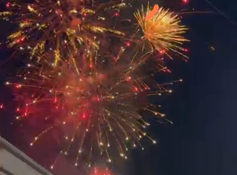 Queima de fogos em Manoel Urbano dura cerca de 2 minutos e marca a chegada de 2026
