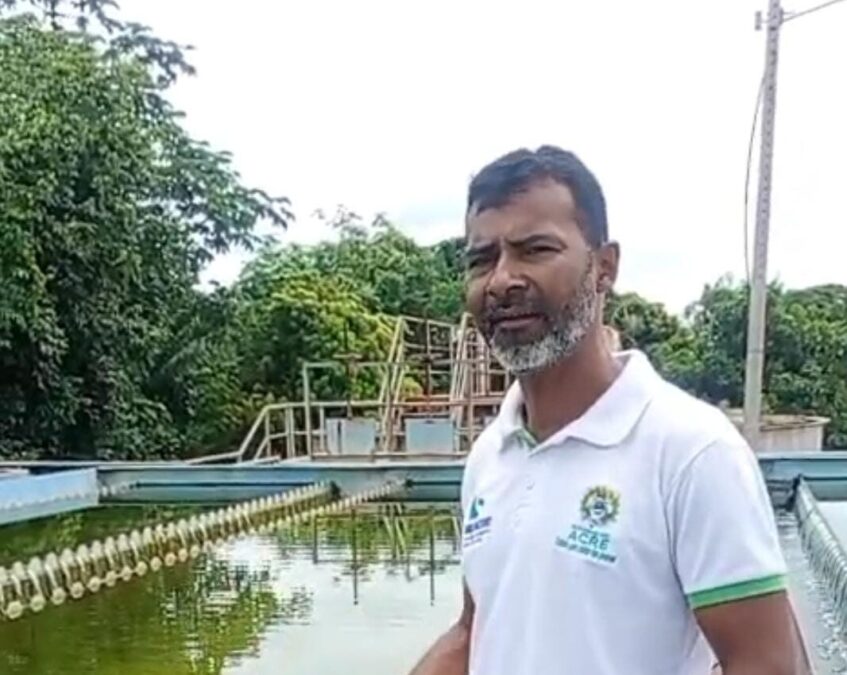 Saneacre esclarece denúncia de água barrenta e afirma que tratamento na ETA ocorre normalmente em Sena Madureira