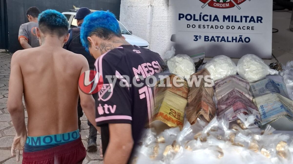 Ação rápida do 3º Batalhão resulta na prisão de três suspeitos de tráfico de drogas em bairro da parte alta de Rio Branco