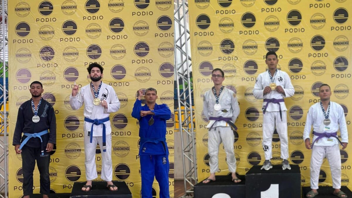 Atletas de Sena Madureira conquistam dois títulos de 1º lugar no Campeonato Rondoniense de Jiu-Jitsu