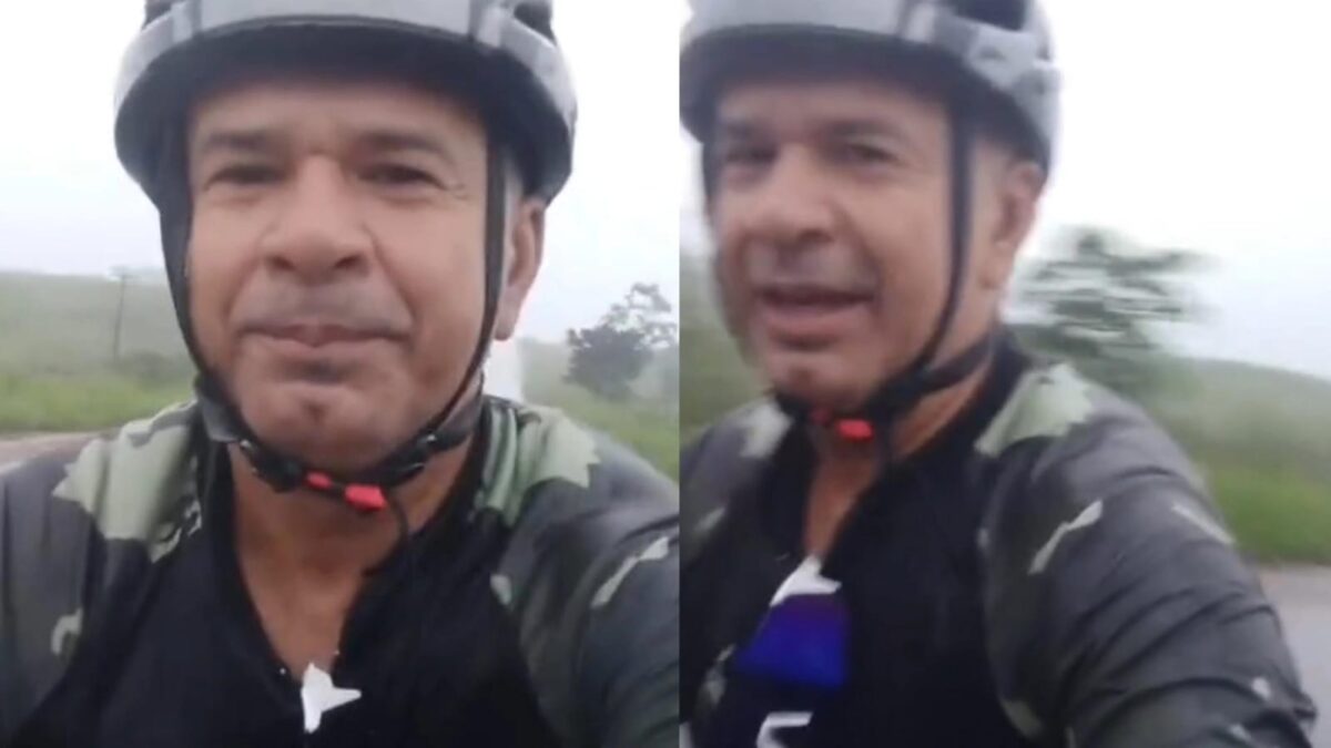 Morador de Sena Madureira celebra 50 anos com desafio de 50 km de bicicleta na BR-364