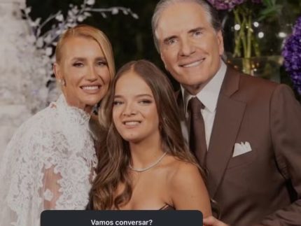 ana-paula-siebert-rebate-rumores-de-afastamento-entre-roberto-justus-e-filha,-rafa-justus