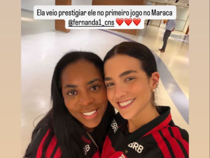 mae-de-vini-jr.-vai-a-estreia-de-paqueta-no-maraca-e-posa-ao-lado-da-esposa-do-craque