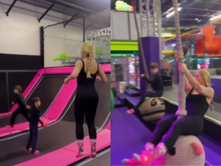 andressa-suita-se-diverte-em-parque-de-trampolins-com-os-filhos