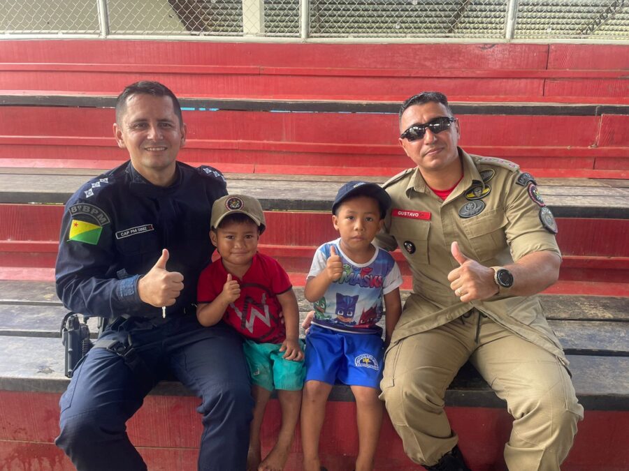 Polícia Militar e Corpo de Bombeiros realizam visitas aos abrigos em Sena Madureira