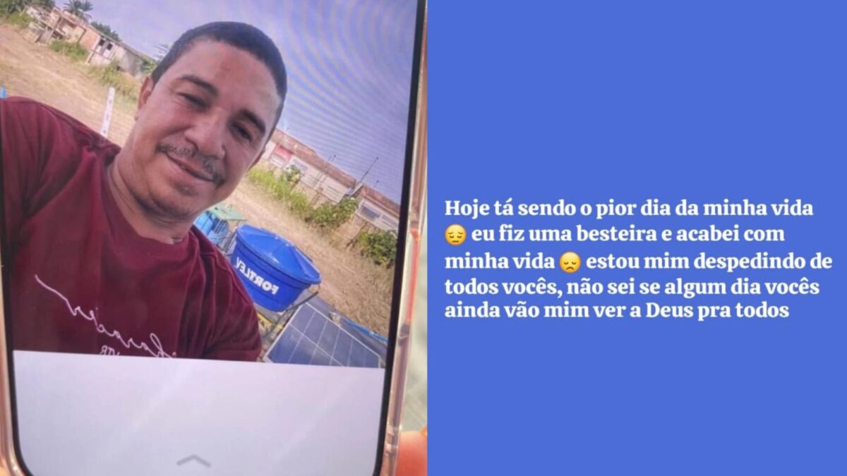 Suspeito de tentar matar ex-companheira em Sena Madureira publica despedida no WhatsApp