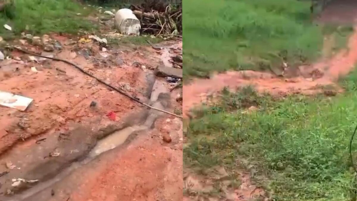Morador cobra melhorias para rua no bairro Ana Vieira e pede visita do prefeito em Sena Madureira