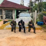 GEFRON apreende mais de 340 quilos de drogas e prende dois bolivianos no Rio Acre, em Xapuri