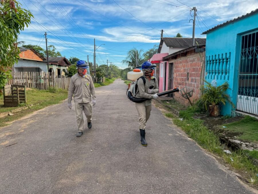 Brasileia realiza bloqueio contra dengue no Leonardo Barbosa