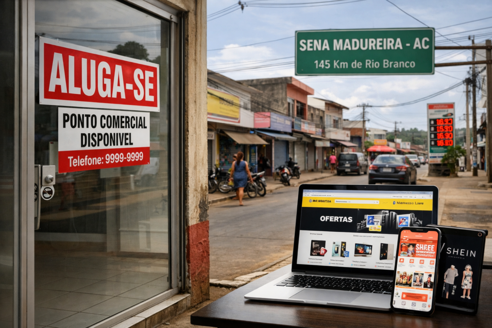 Aluguéis nas alturas em Sena Madureira pressionam comércio e encarecem a vida da população