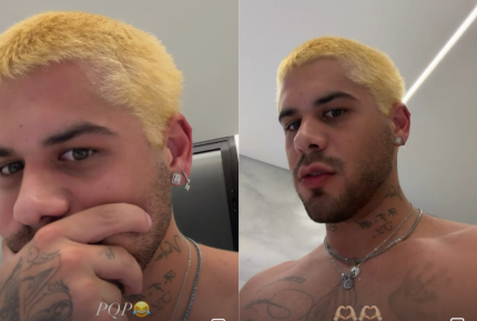 ze-felipe-descolore-o-cabelo-e-critica-resultado:-“amarelo-demais”