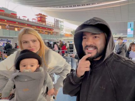 a-caminho-do-brasil,-yudi-volta-com-mila-e-o-filho-para-cumprir-compromissos-profissionais