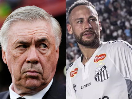 mesmo-sem-neymar-em-campo,-ancelotti-mantem-ida-a-jogo-do-santos-no-brasileirao