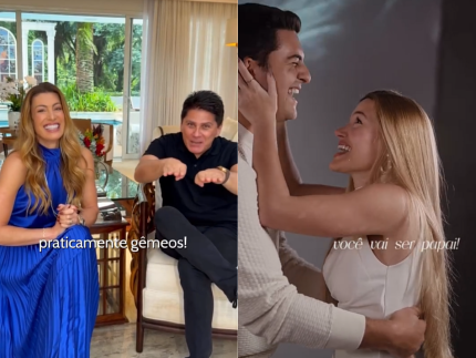 cesar-filho-e-elaine-mickely-comemoram-mais-um-neto-a-caminho:-“praticamente-gemeos”