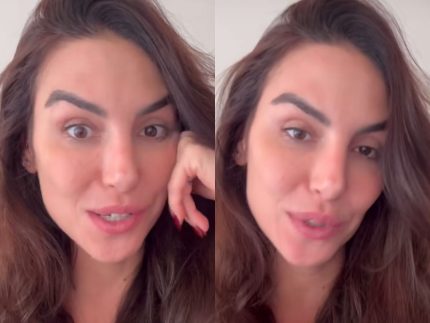 esposa-de-santoro,-mel-fronckowiak-sofre-queda,-ignora-dor-e-leva-susto-com-diagnostico