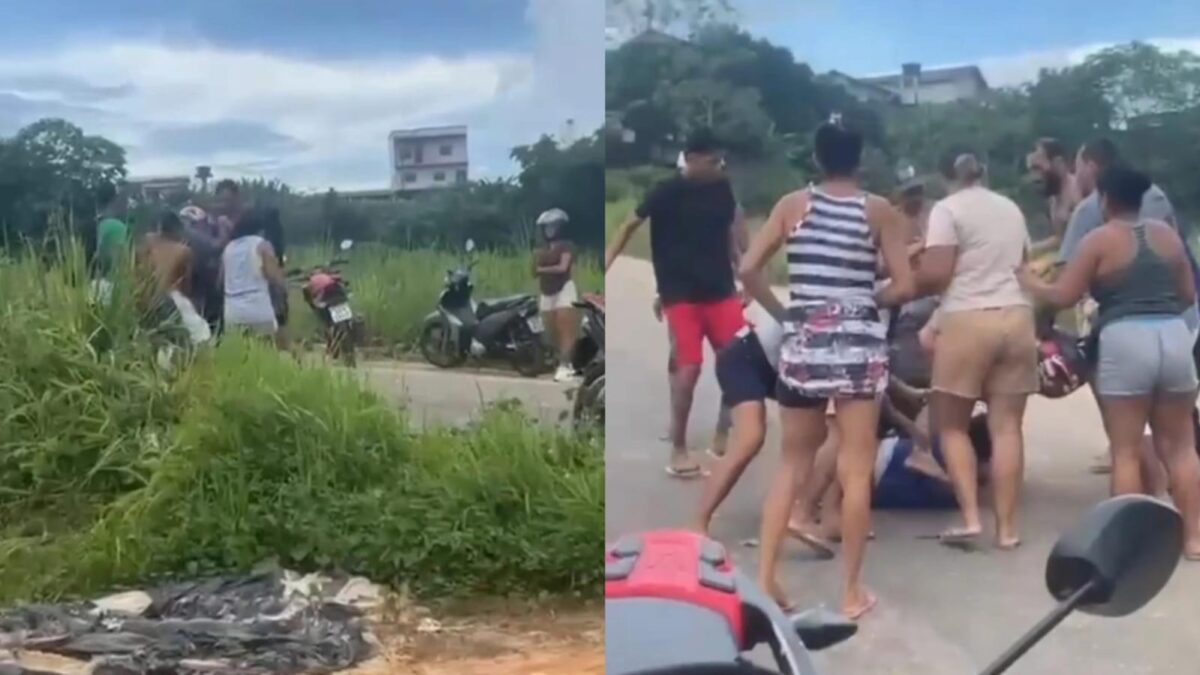 VÍDEO: Briga generalizada mobiliza a Polícia Militar no bairro Saboeiro, em Cruzeiro do Sul