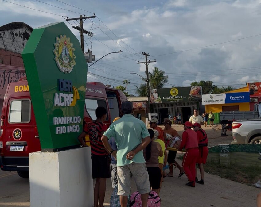 Mulher sofre mal súbito e é socorrida pelo Corpo de Bombeiros na zona rural de Sena Madureira