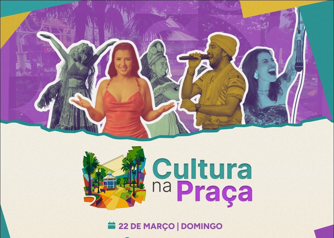 Evento Cultura na Praça leva música, arte e tradição ao centro de Rio Branco neste domingo