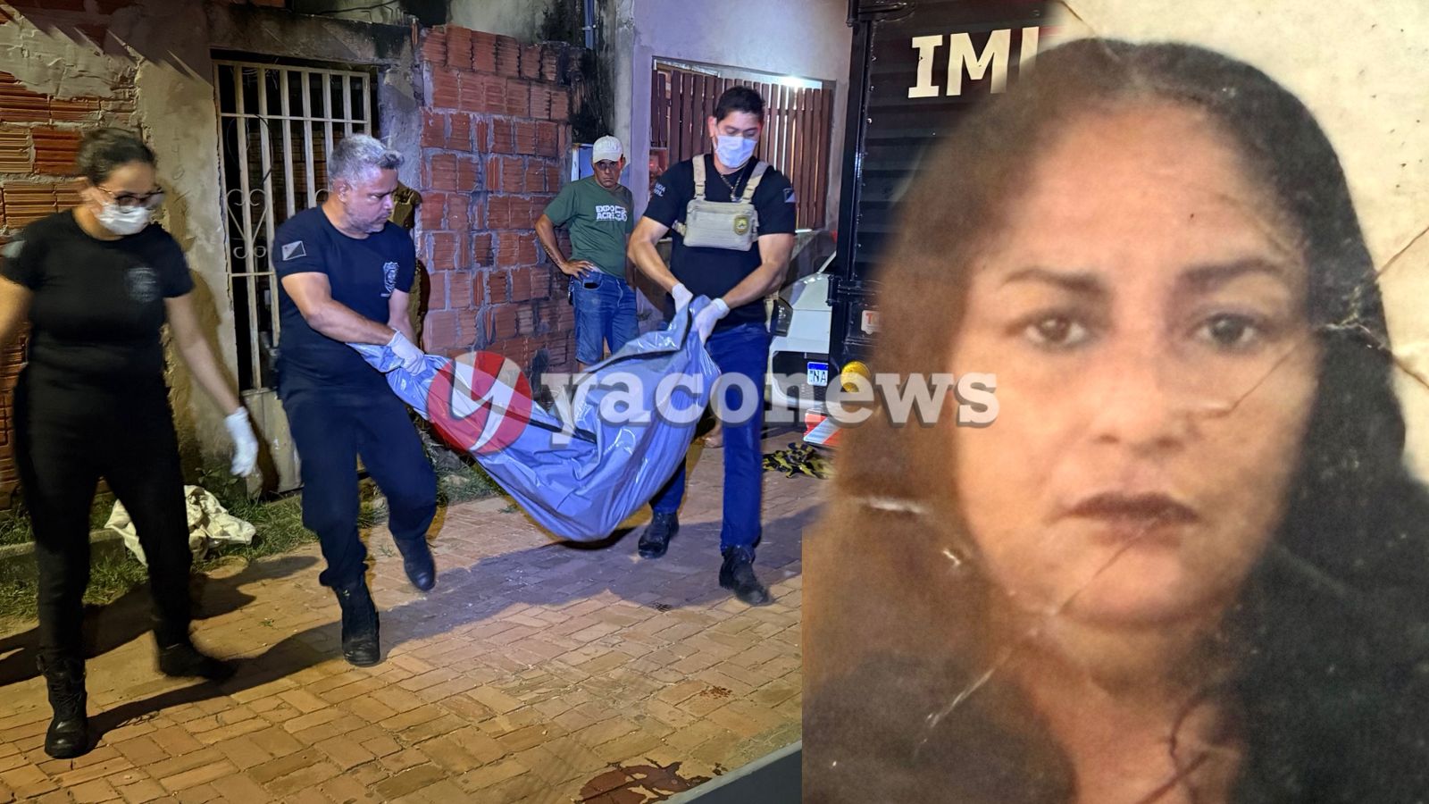 Mulher de 50 anos morre de forma repentina na frente da sua residência em Rio Branco