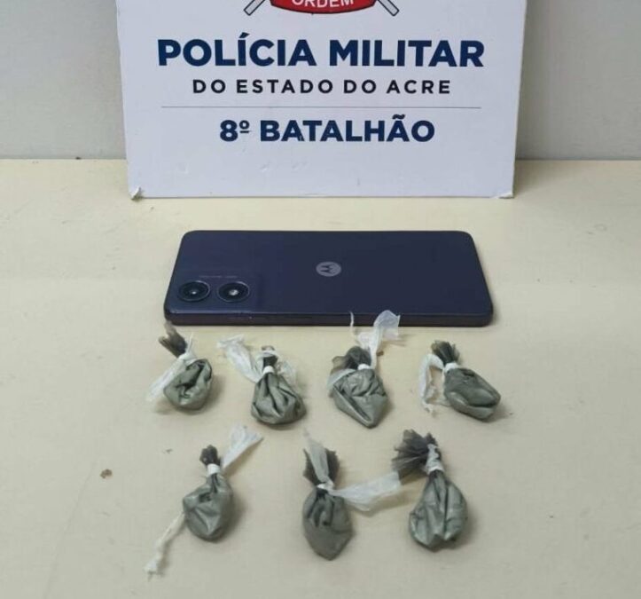 Reeducando monitorado é flagrado com cocaína durante patrulhamento em Sena Madureira