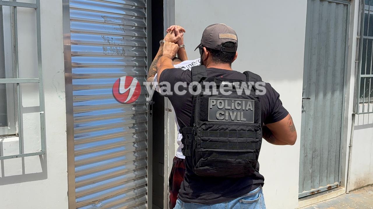 Homem condenado há 30 anos de prisão por vários crimes é preso por investigadores da DHPP em Rio Branco