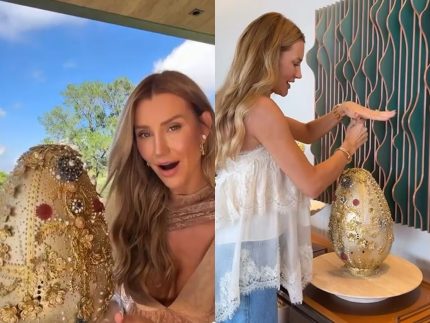 ana-paula-siebert-ignora-criticas-e-abre-ovo-de-pascoa-avaliado-em-r$-20-mil