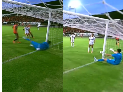 com-neymar-fora,-santos-sofre-gol-inusitado-e-estreia-com-derrota-na-sul-americana