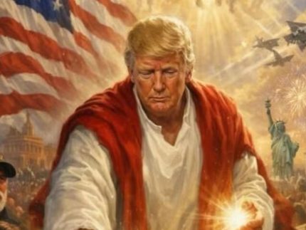 donald-trump-apaga-montagem-polemica-onde-aparece-como-jesus-cristo