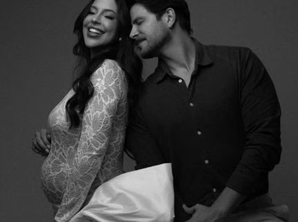 “fase-mais-linda”:-lais-caldas-faz-ensaio-fotografico-na-reta-final-da-gravidez