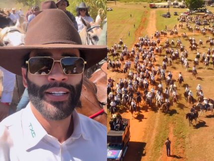 moda,-cavalo-e-multidao:-gusttavo-lima-estreia-a-“cavalgada-do-embaixador”-em-goiania