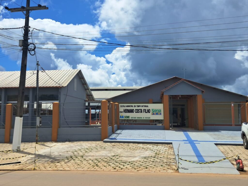 inauguração escola Hermano Filho Sena Madureira tempo integral