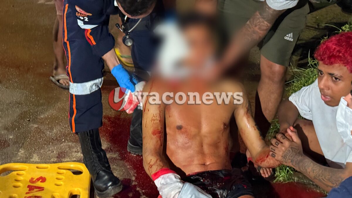 VÍDEO: Jovem de 18 anos sobrevive após ataque com terçado durante partida de futebol em Rio Branco