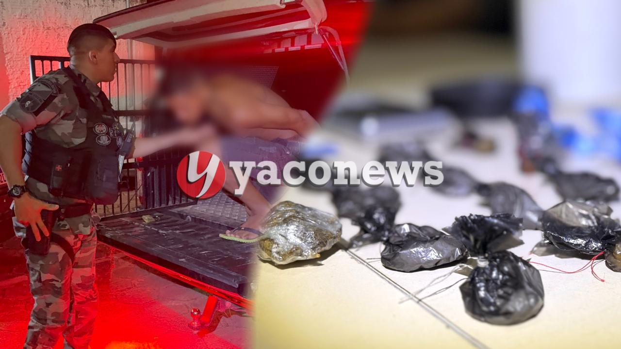 BOPE apreende adolescente comercializando drogas em invasão do bairro Universitário em Rio Branco