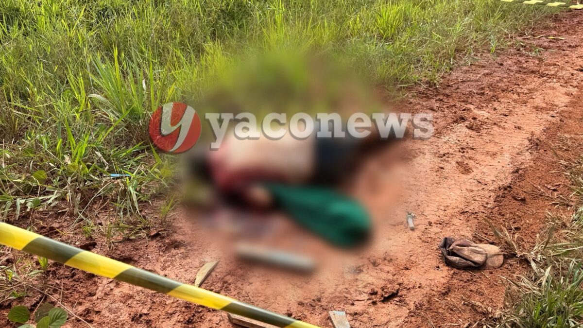 Colono é assassinado com golpe de faca no pescoço na zona rural de Rio Branco: suspeito é preso momentos após pela Equipe de Pronto Emprego