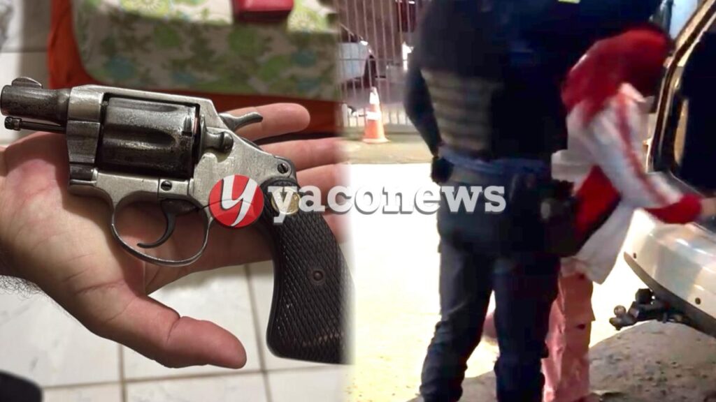 Uma mulher presa com arma de fogo em Rio Branco mobilizou a Polícia Militar na tarde desta terça-feira (28), no bairro 06 de Agosto.