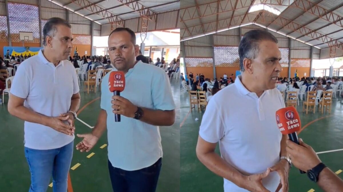 “A educação transforma vidas”, diz Jairo Cassiano durante inauguração de escola em Sena Madureira