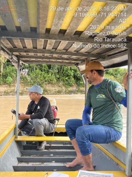Monitoramento da água no Rio Tarauacá: governo do Acre atualiza situação após retirada de balsa