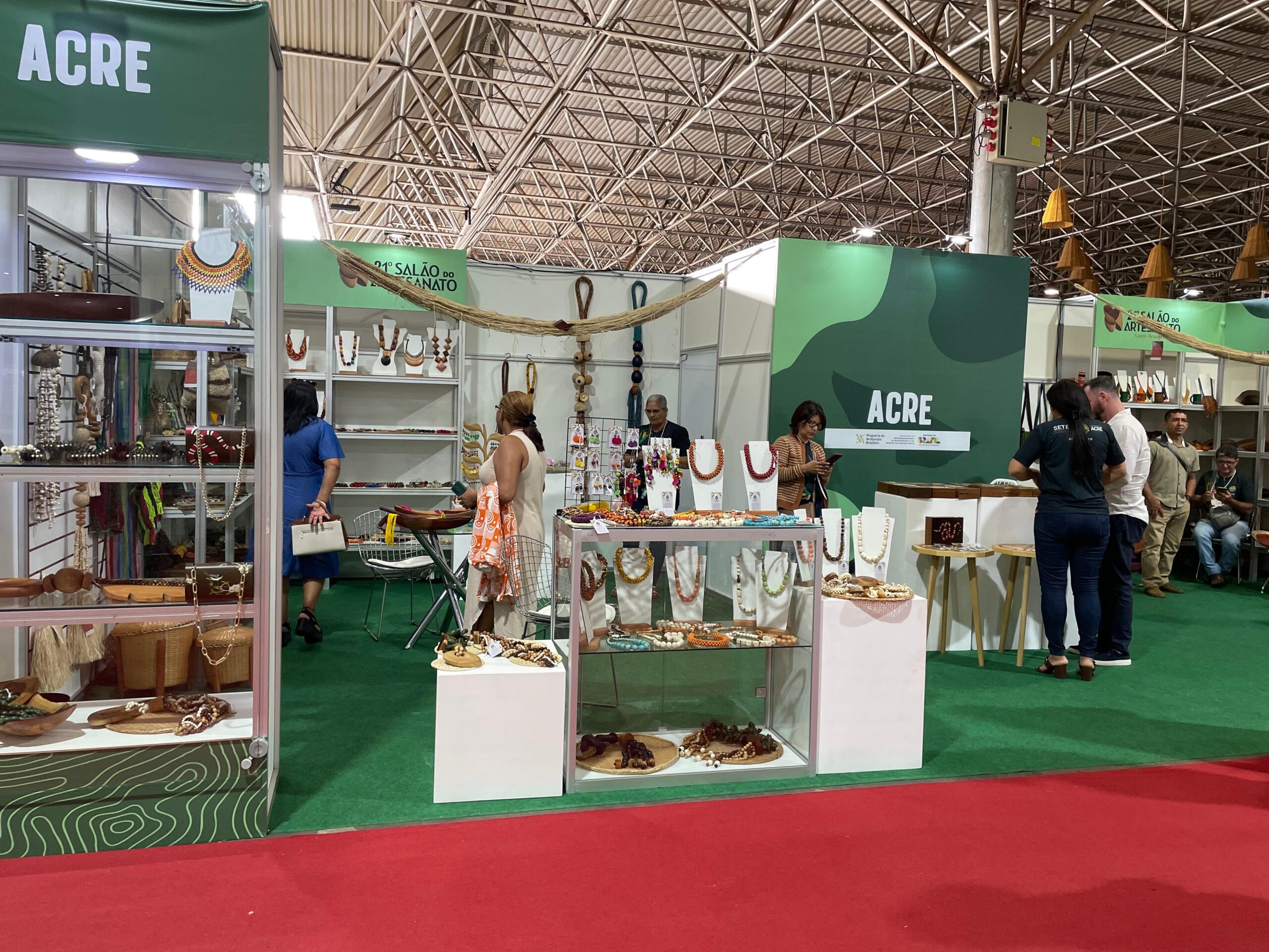 Governo apresenta arte acreana no 21º Salão do artesanato em Brasília