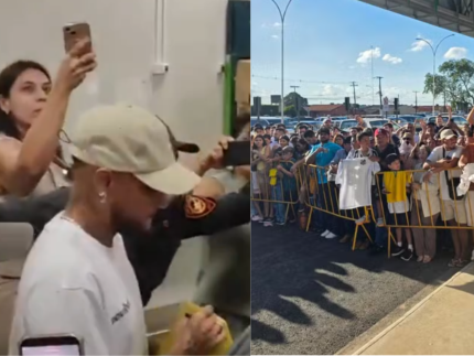 santos-desembarca-sob-festa-em-meio-a-acusacao-de-agressao-envolvendo-neymar