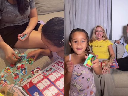 karoline-encanta-ao-mostrar-reacao-da-filha-ao-ver-figurinha-de-militao-no-album-da-copa