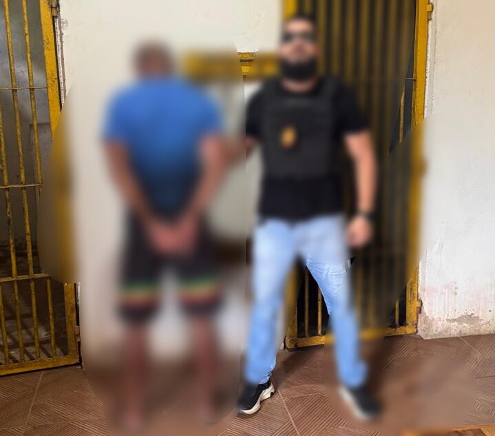 Polícia Civil do Acre em prisão de suspeito de tentativa de homicídio em área rural.