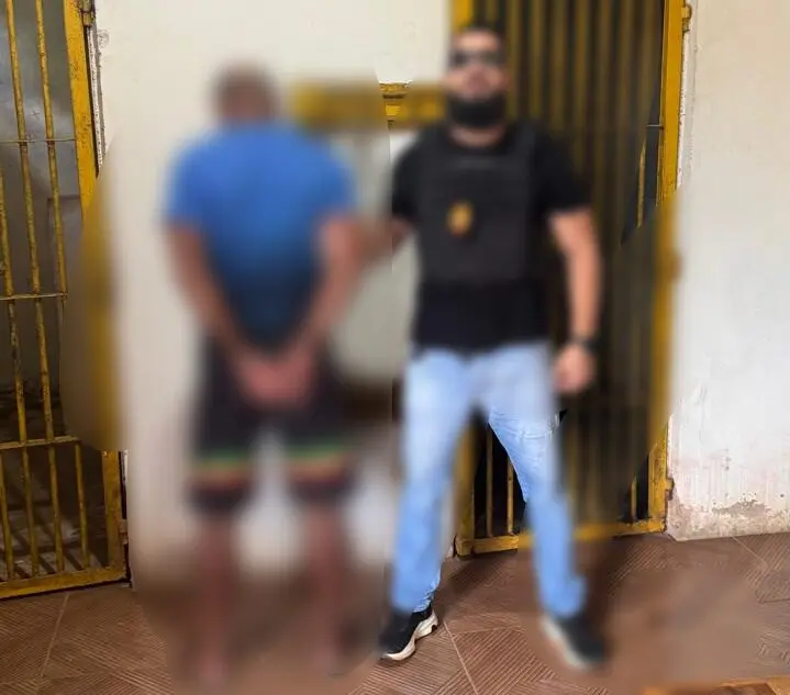 Polícia Civil do Acre em prisão de suspeito de tentativa de homicídio em área rural.
