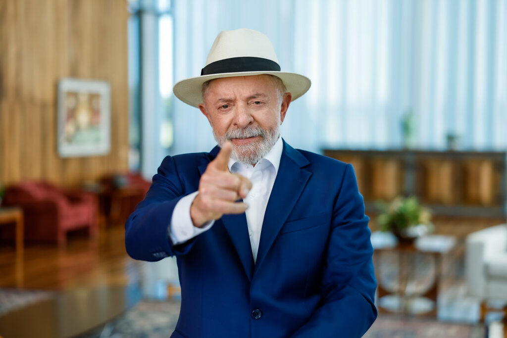 Presidente da República, Luiz Inácio Lula da Silva, durante pronunciamento à nação por ocasião do Dia do Trabalhador, no Palácio da Alvorada. Brasília - DF.