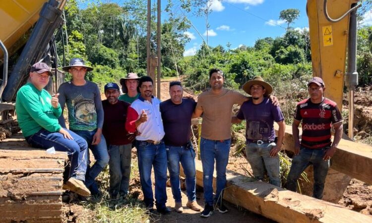 Ponte ramal Olho d'Água Sena Madureira vereador Real